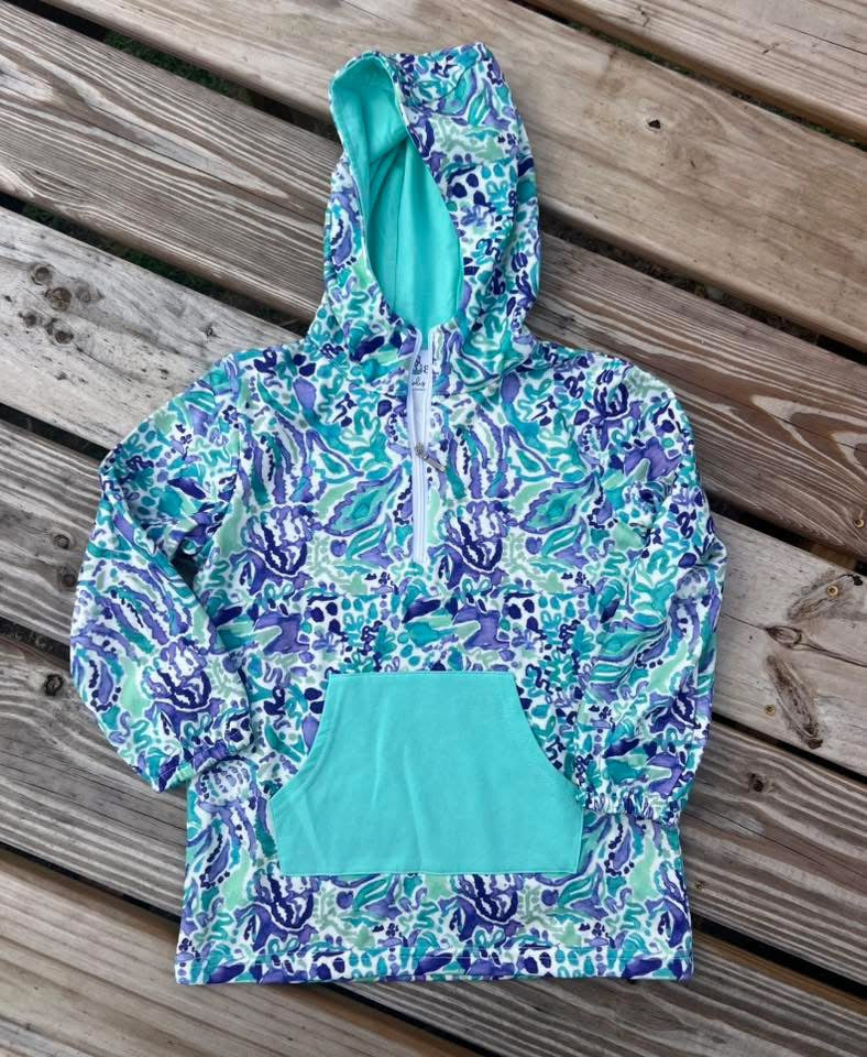 Blue inspired pullover