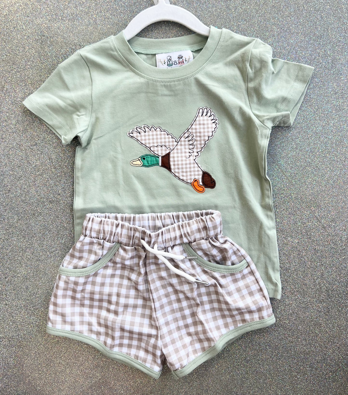 mallard pocket short set