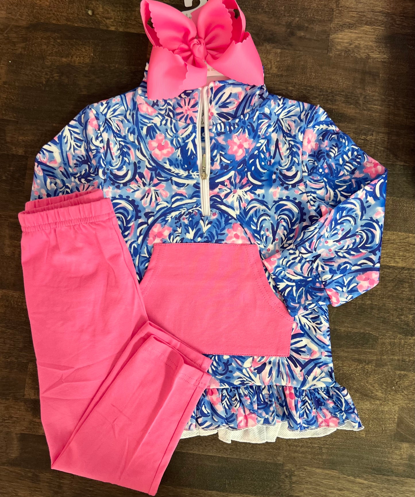 Burst of color legging set