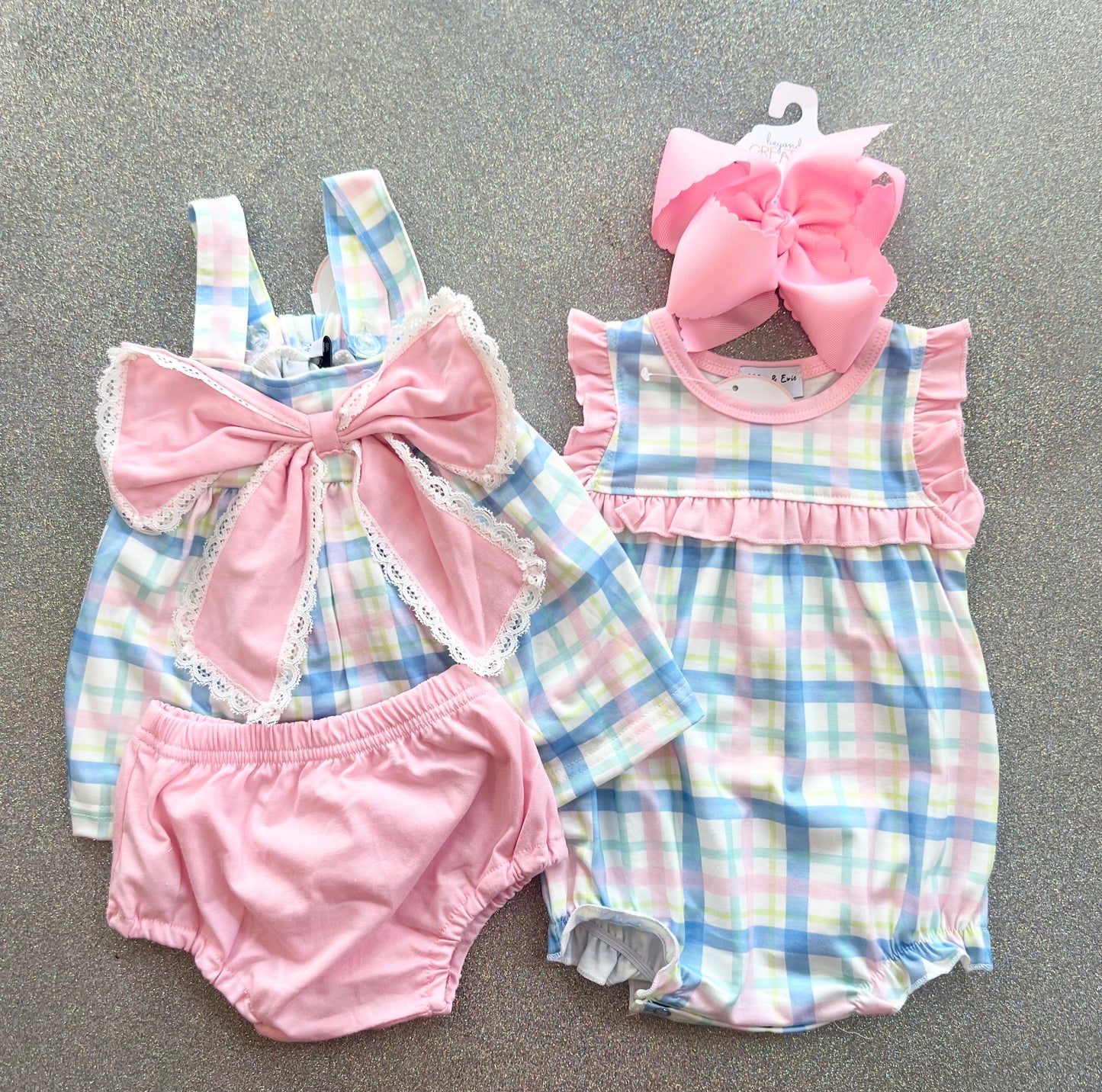 Spring plaid bubble