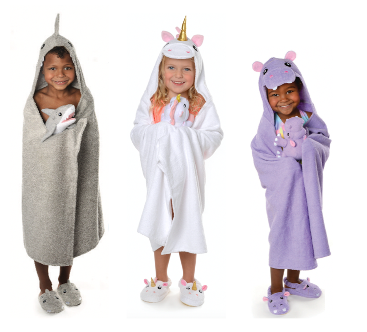 Tank the Shark Hooded Bath Towel