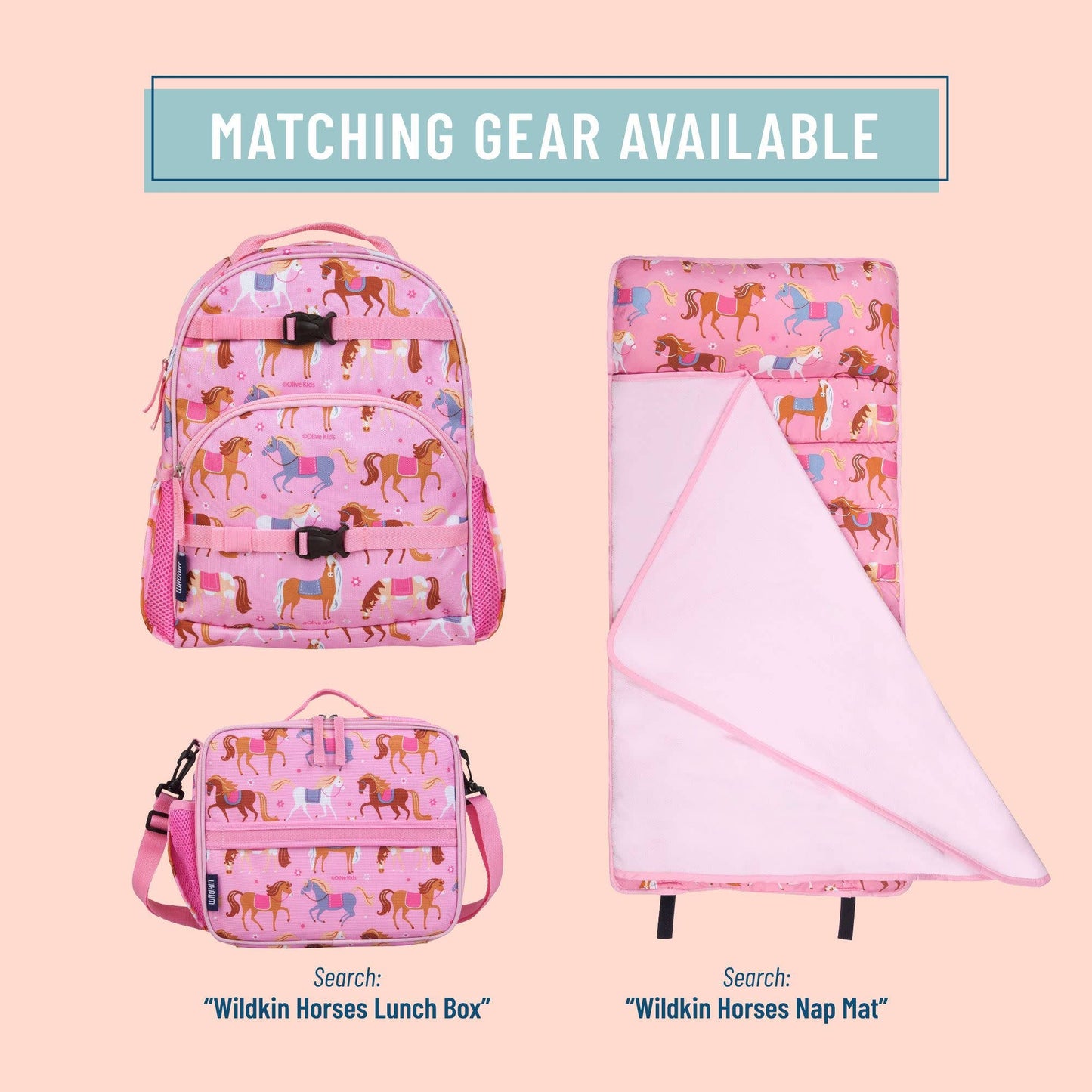 Horses Medium Eco Backpack - 12L