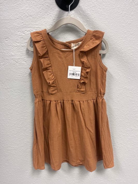 Rust jumper dress