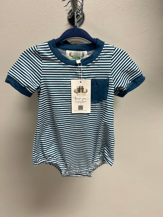 boy basic striped bubble navy