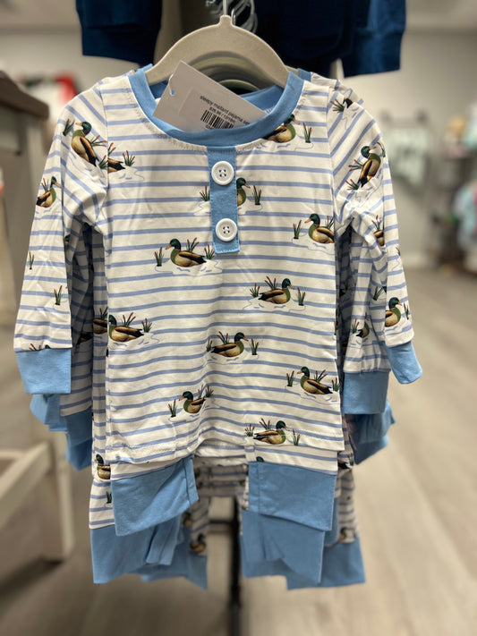 sleepy mallard pajama set