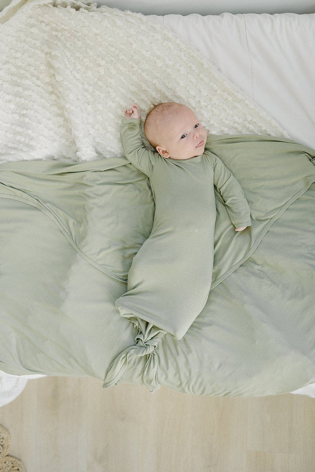 Dried Thyme Bamboo Knotted Gown