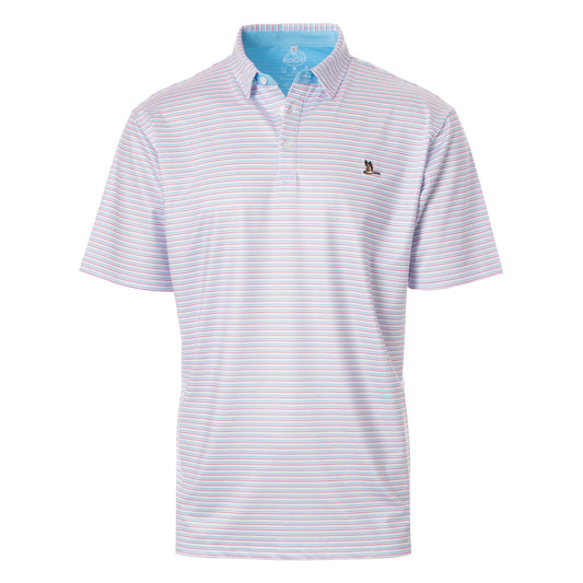 Youth polo pink/blue