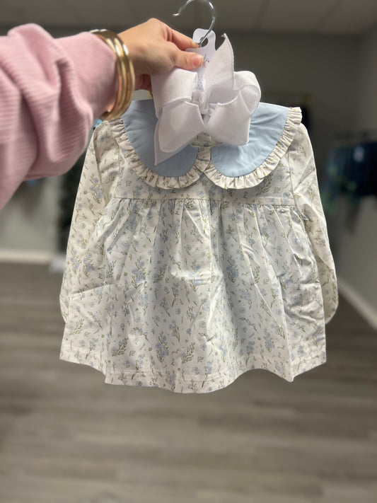 Sweet Blue floral bloomer set