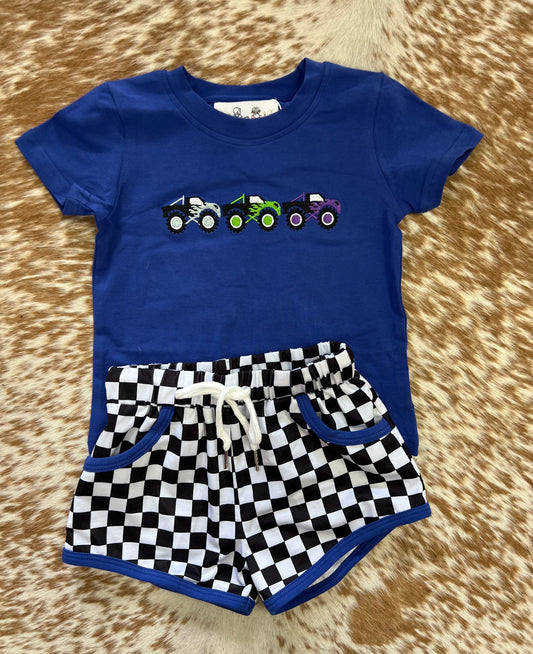 Monster truck short set