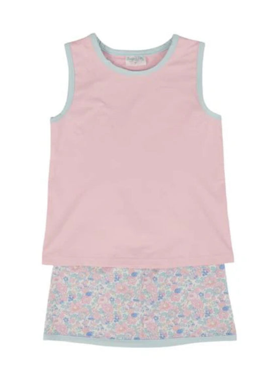 Ditsy skort set