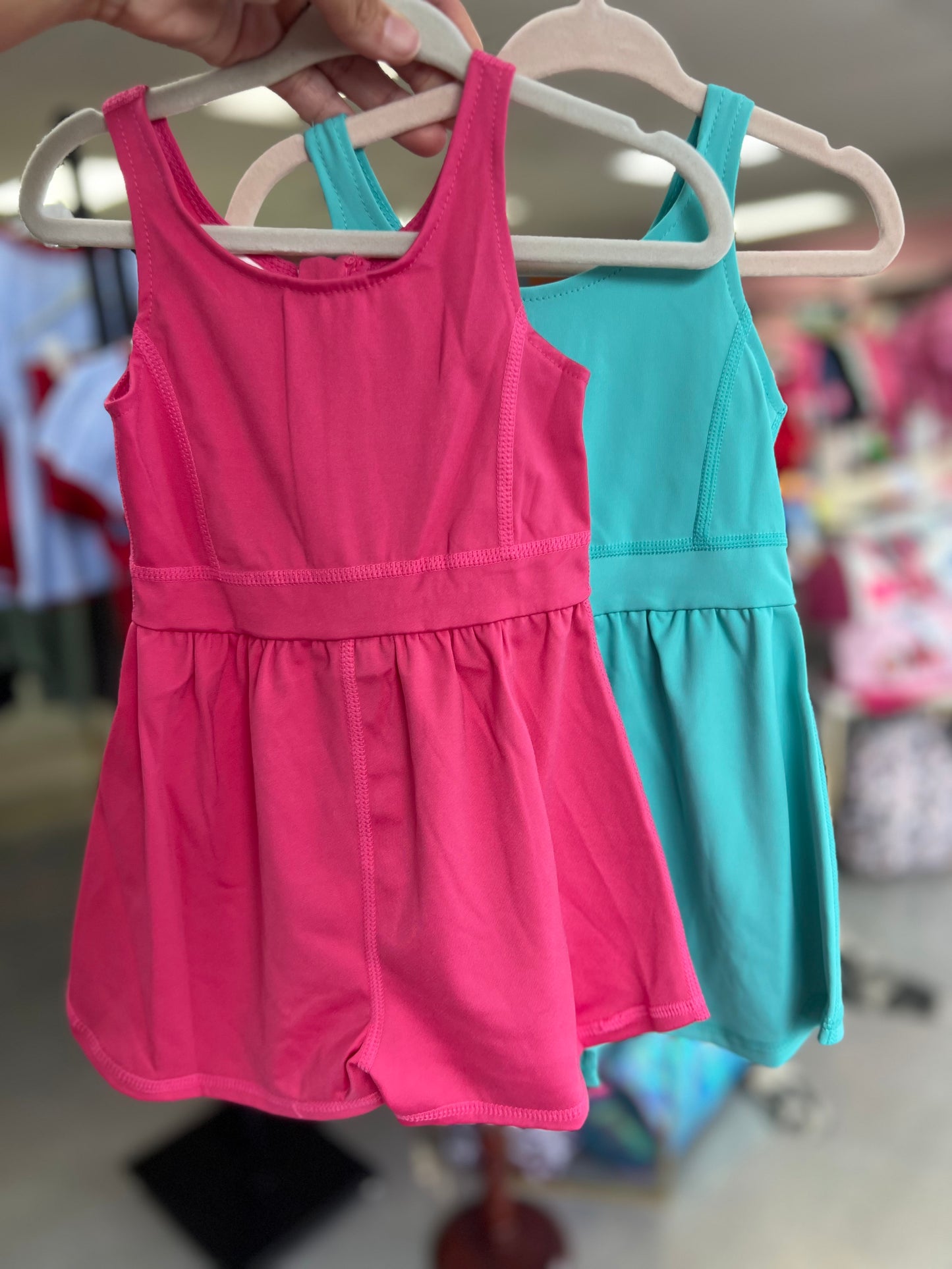 Seagreen active wear romper