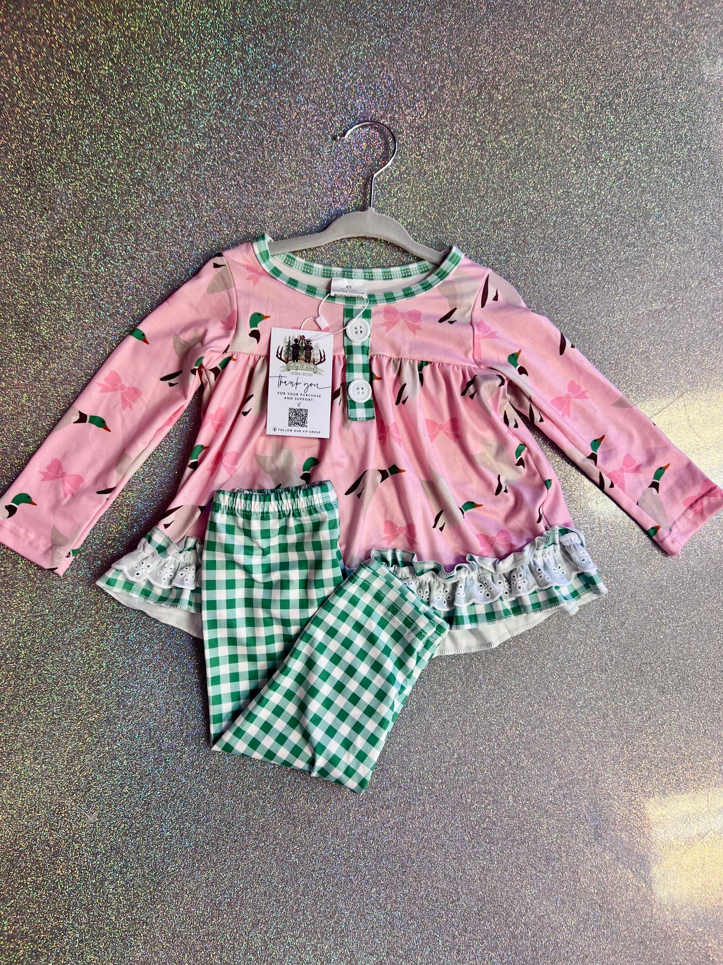 Pink mallard set