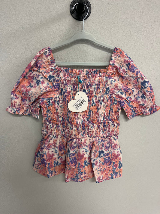 Blush Smocked top youth