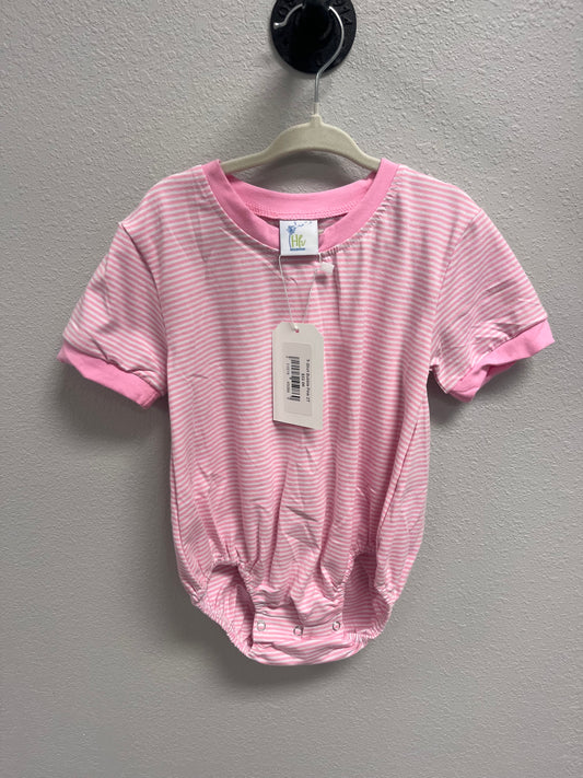 Pink striped tshirt bubble