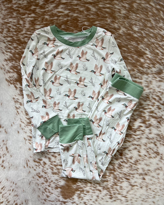 bamboo mallard pajamas