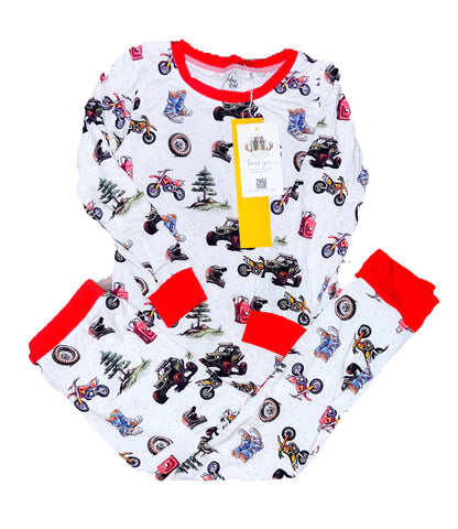 all Boy Bamboo jammie set