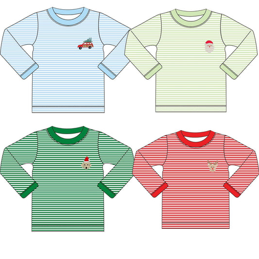 Christmas Appliqué LS Shirts - ETA early December