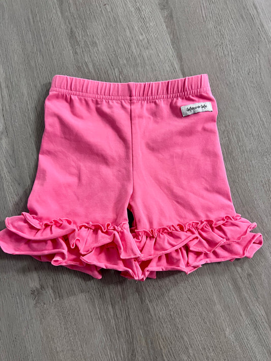 Mercy me pink ruffle shorts