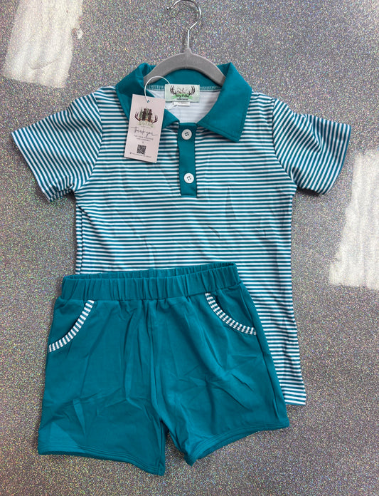 Boy Polo Short set