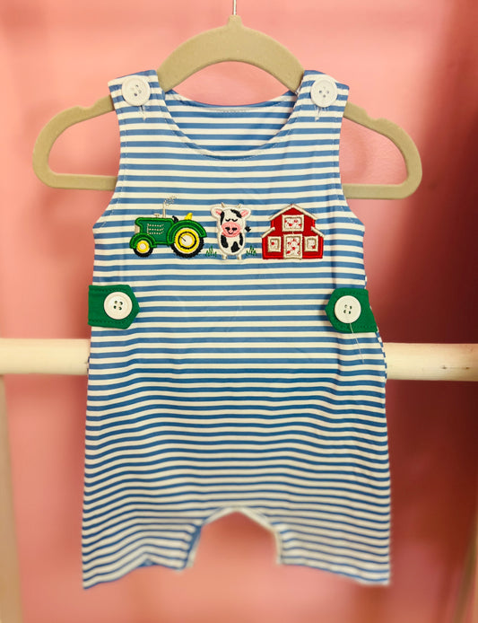 Day on the farm romper