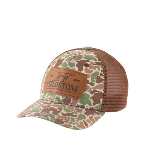 Youth vintage camo hat