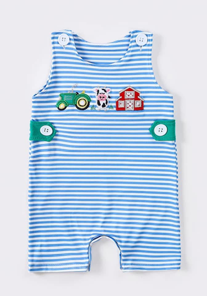 Day on the farm romper