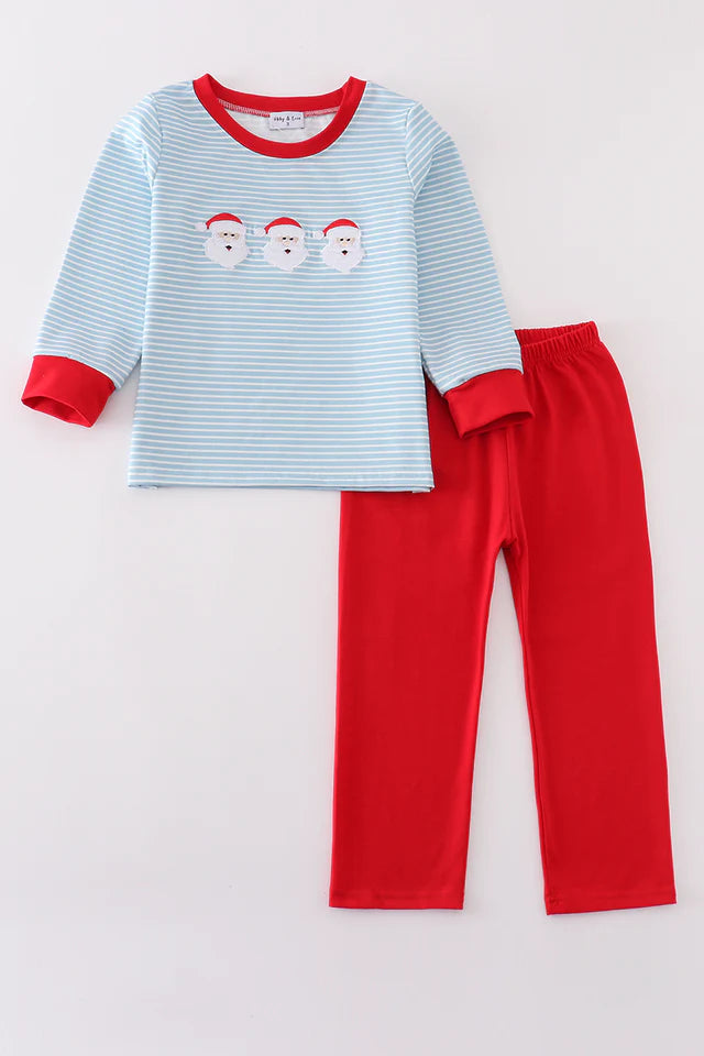 Blue Santa Boy set