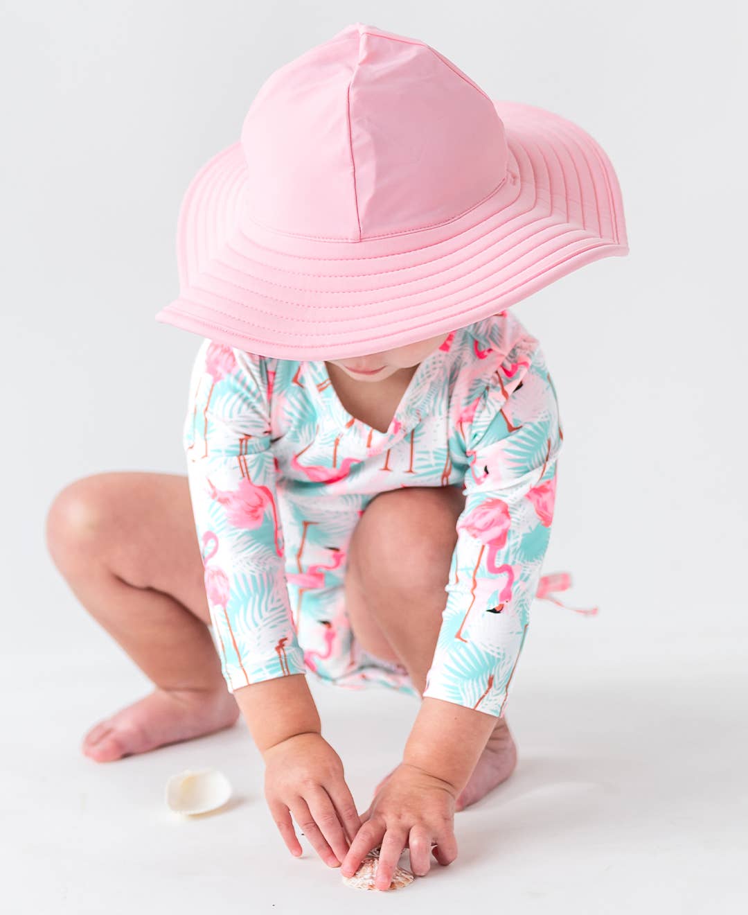 Girls Pink Swim Hat