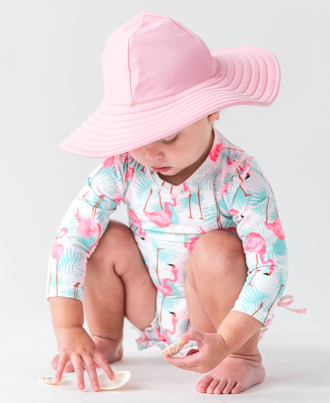 Girls Pink Swim Hat