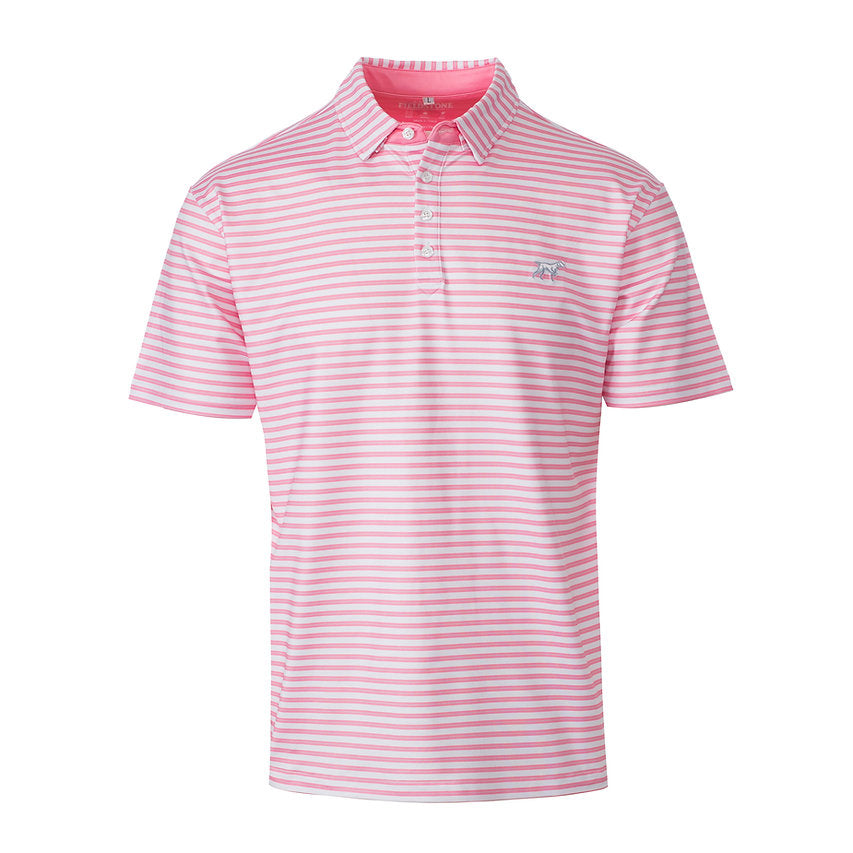 youth carlyle performance polo pink