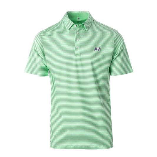 The Marshall Performance Polo lime/white