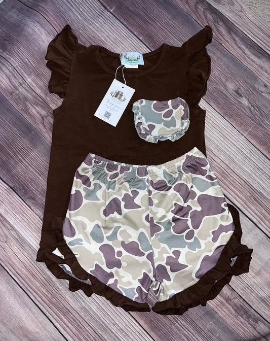 Old School Camo Girl Set