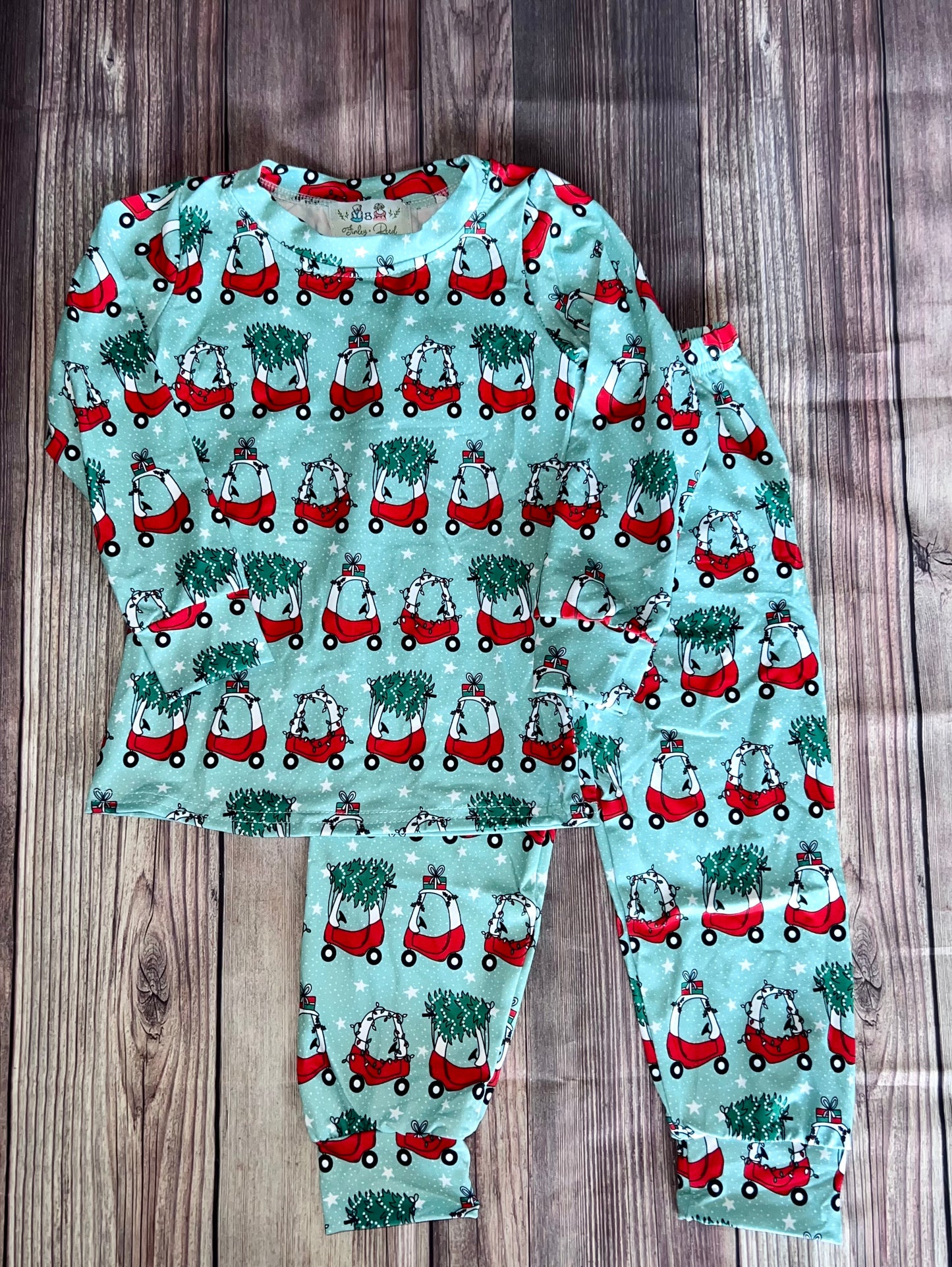 Christmas coupe long sleeve pajamas RTS