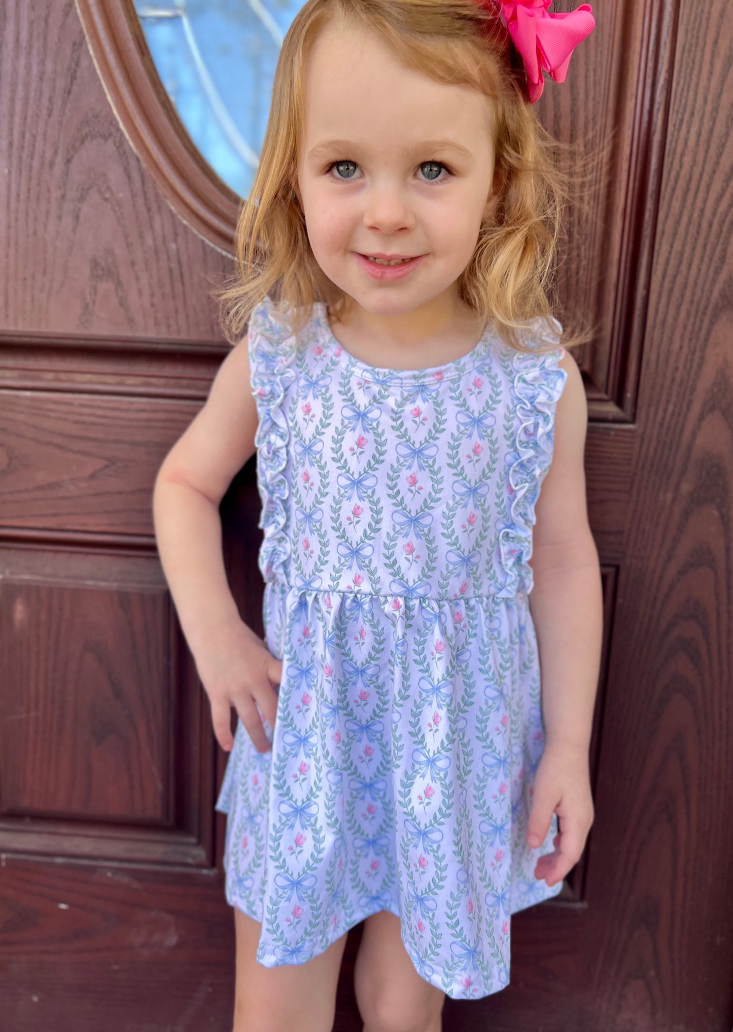 Preppy Blue bow – Finley+Reed Monogramming and Boutique LLC