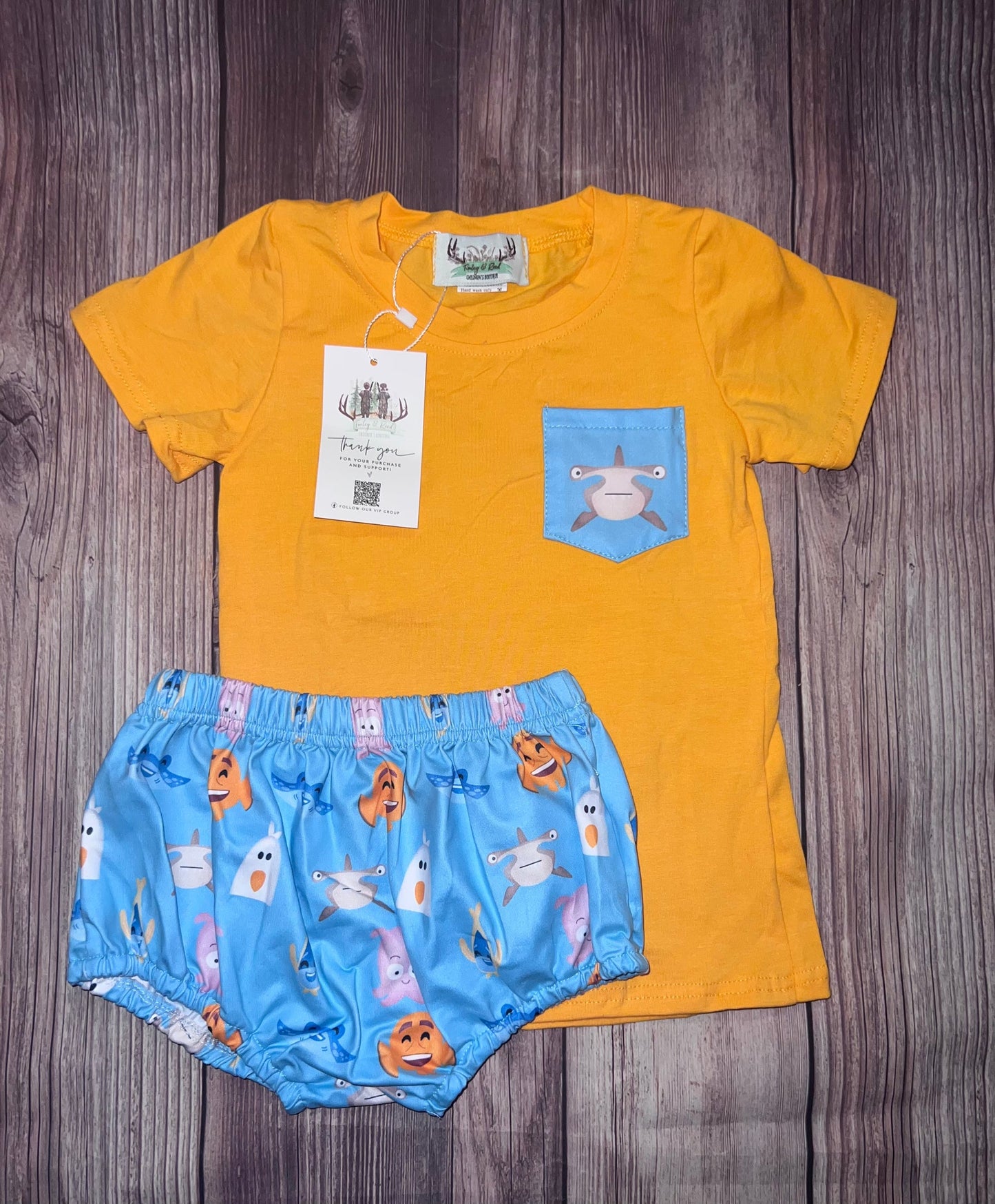 Keep swimming diaper cover set