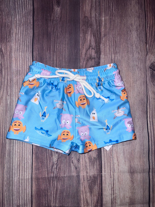 Keep swimming swim trunks