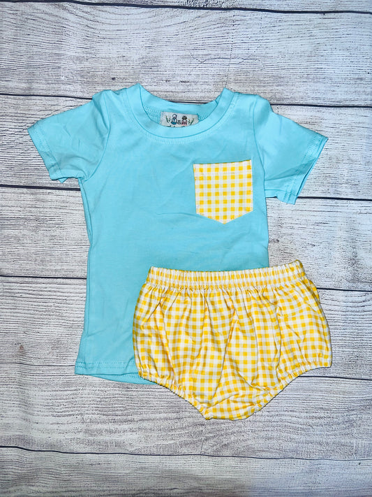 Boy basic bloomer set  (rts)